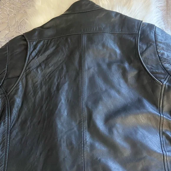 Harley-Davidson Sz L Men’s Black Leather Winged Jacket - Picture 8 of 15